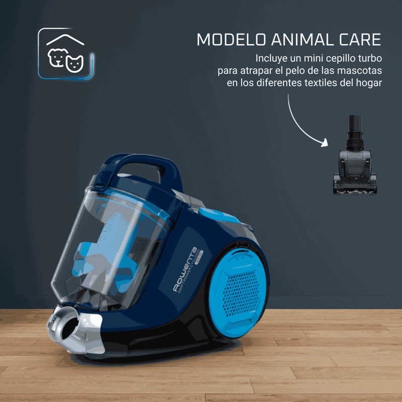 ASPIRADORA ROWENTA CICLÓNICA SWIFT POWER ANIMAL - 8