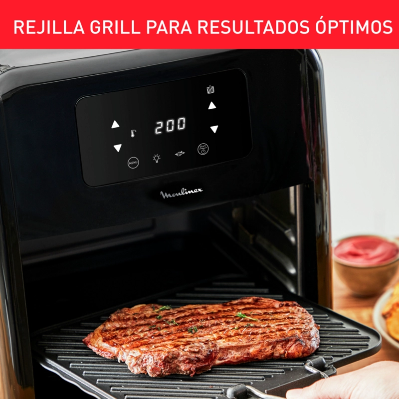 HORNO FREIDORA DE AIRE MOULINEX EASY FRY 11 LT 9 EN 1 - 5