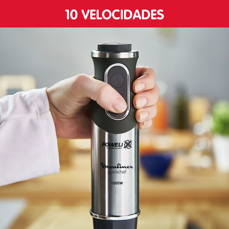 BATIDORA MOULINEX 1000 W INMERSIÓN 3 EN 1 QUICKCHEF - 5