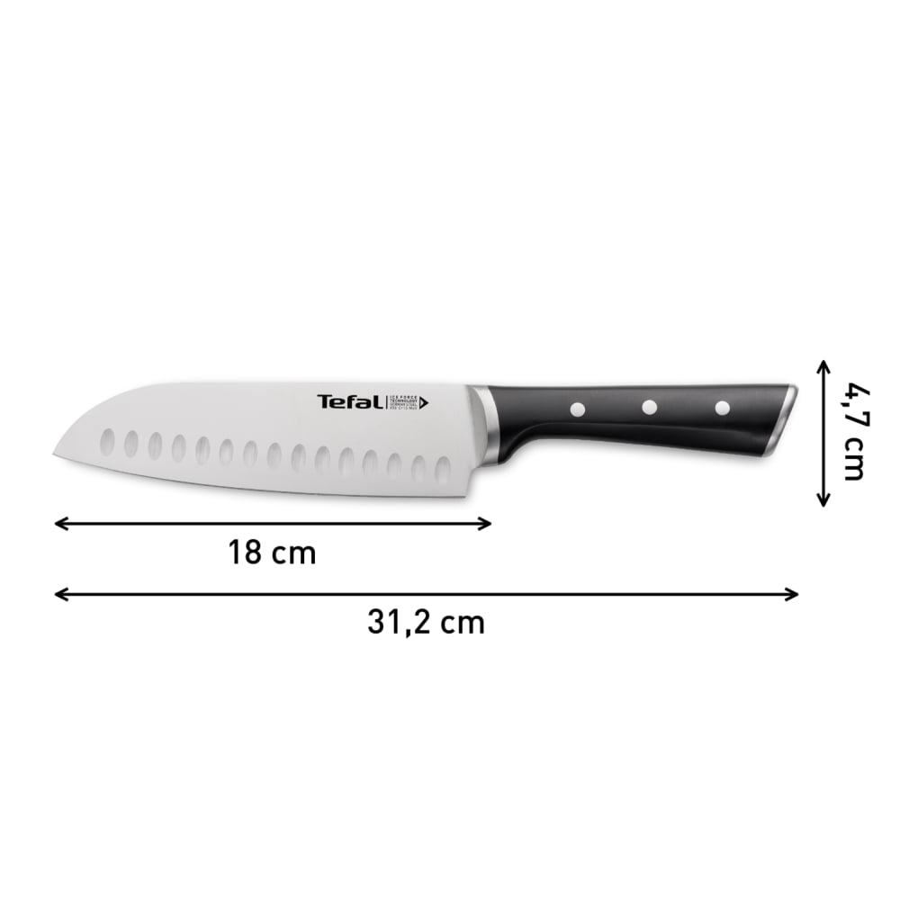 CUCHILLO SANTOKU 18CM ICE FORCE TEFAL - 7