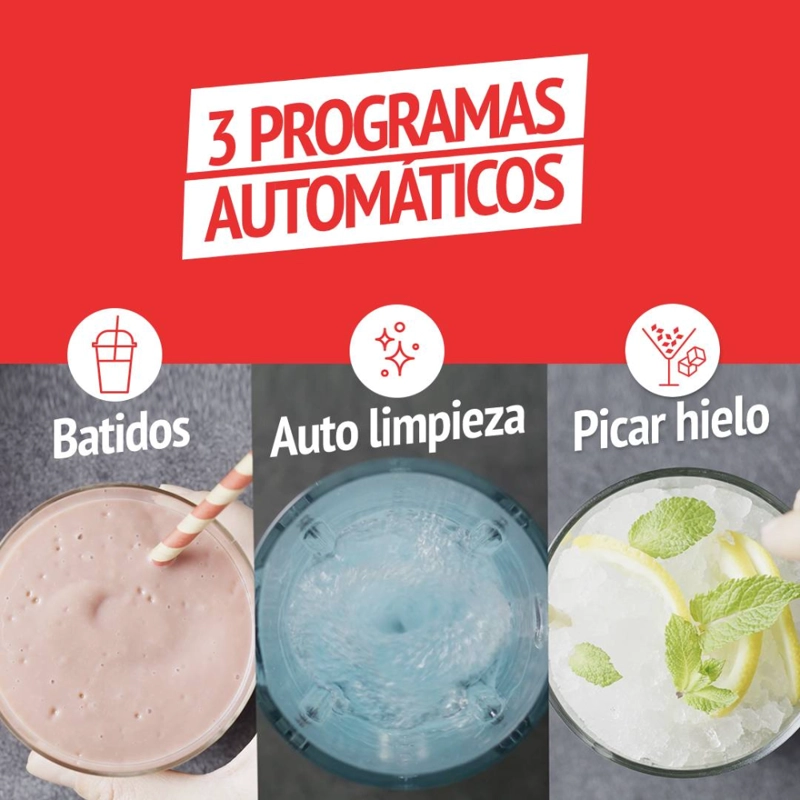 LICUADORA PERFECTMIX+ 1200W 2L DIGITAL MOULINEX - 4