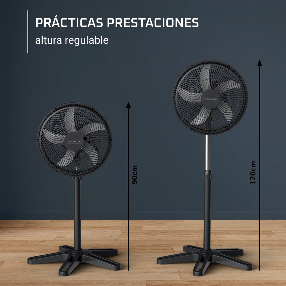 VENTILADOR PEDESTAL TURBO ESSENTIAL 15'' 40W ROWENTA - 6
