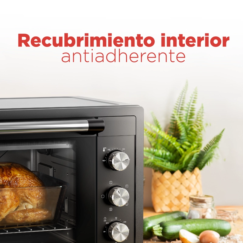 HORNO ELECTRICO 60L CON FUNCION FREIDORA DE AIRE MOULINEX - 6