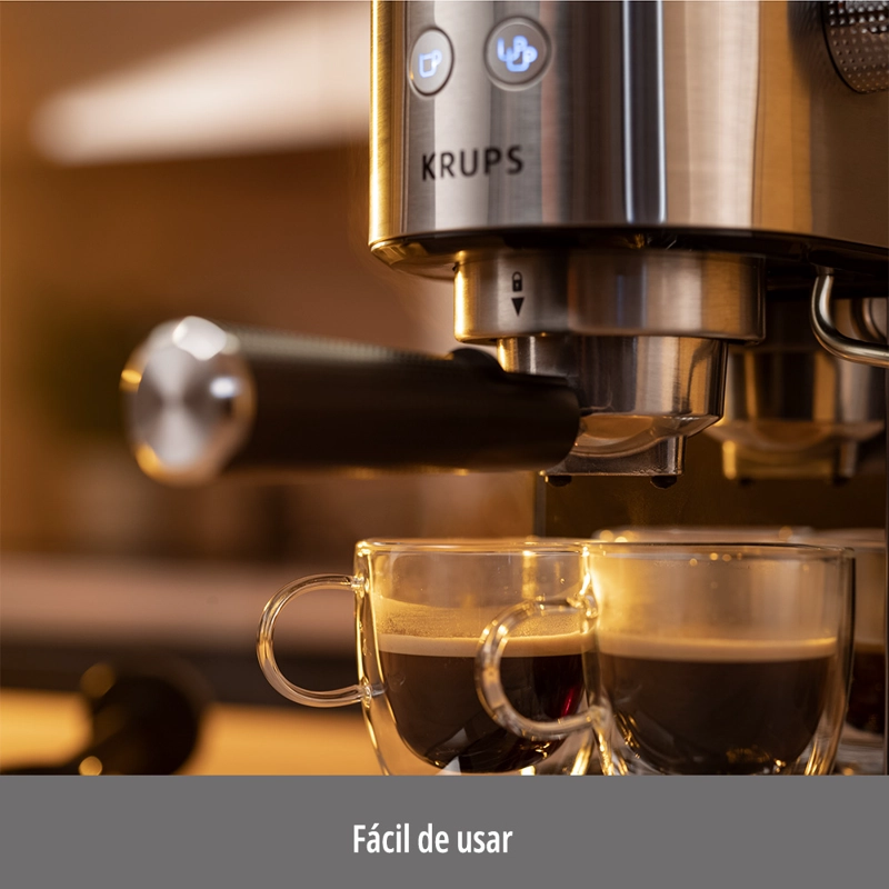 CAFETERA ESPRESSO VIRTUOSO STEAM&PUMP KRUPS XP444C10/BA0 - 7