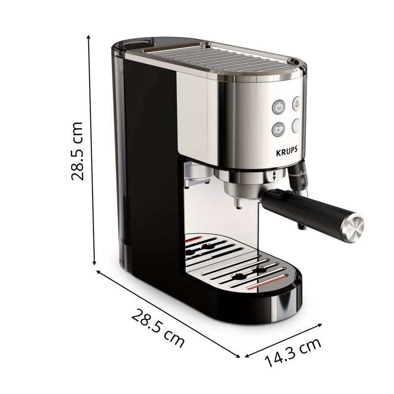 CAFETERA ESPRESSO VIRTUOSO STEAM&PUMP KRUPS XP444C10/BA0 - 8