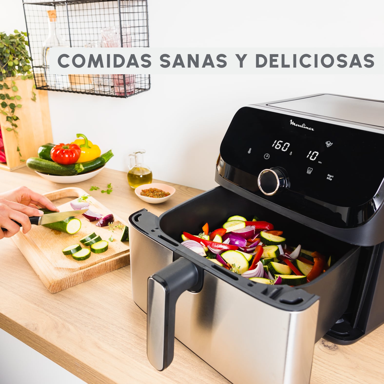 FREIDORA DE AIRE EASY FRY MEGA 7,5L MOULINEX - 5