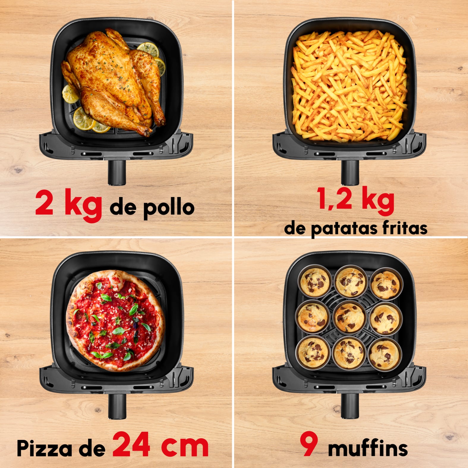 FREIDORA DE AIRE EASY FRY MEGA 7,5L MOULINEX - 6