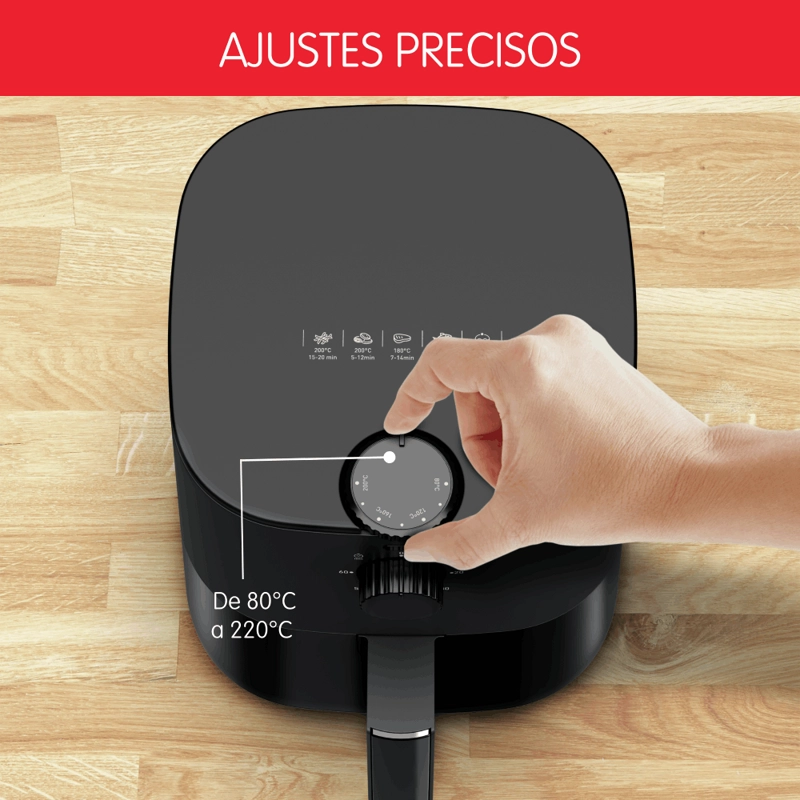 FREIDORA DE AIRE EASY FRY ESSENTIAL MECANICA 3,5L MOULINEX - 5