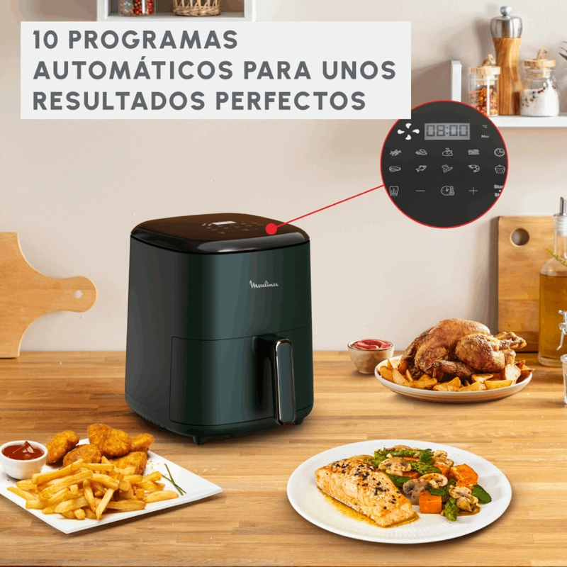 FREIDORA DE AIRE EASY FRY DIGITAL MAX FOREST 5L MOULINEX - 4