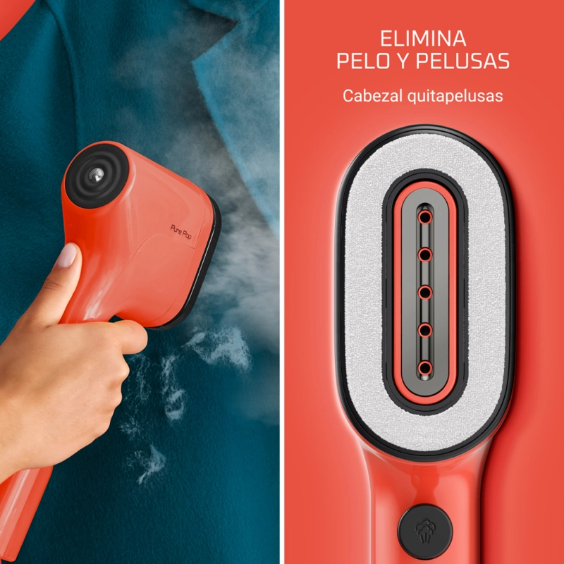 VAPORIZADOR PRENDAS MANUAL PURE POP ROJO  ROWENTA - 7