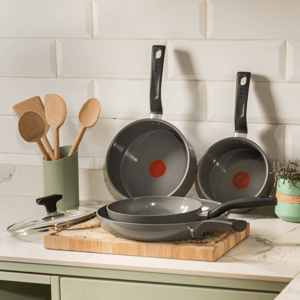 BATERIA DE COCINA CERAMICA CHANGE 5 PCS TEFAL - 2