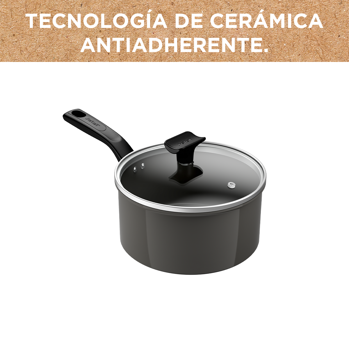 BATERIA DE COCINA CERAMICA CHANGE 5 PCS TEFAL - 4