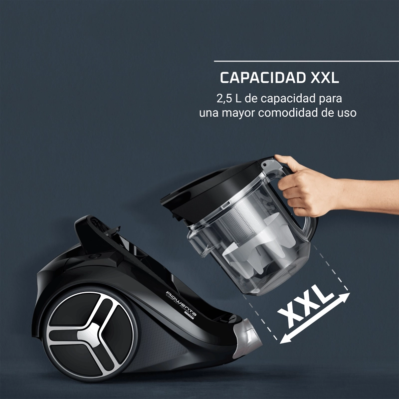 ASPIRADORA TRINEO CICLONICA COMPACT POWER XXL 2,5L ROWENTA - 6