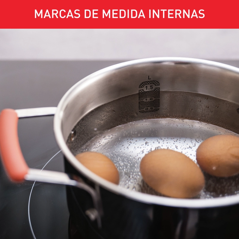 BATERIA DE COCINA 6 PIEZAS OPTISPACE TEFAL - 5