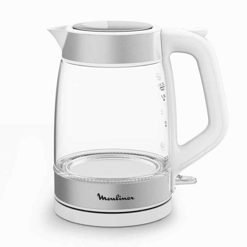 HERVIDOR DE VIDRIO SNOW WHITE 1.7L MOULINEX - 1