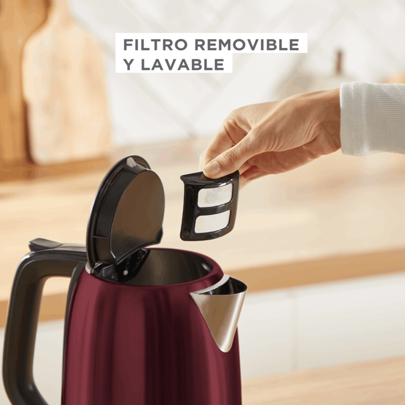 HERVIDOR SUBITO 1,7 L ROJO MOULINEX - 3