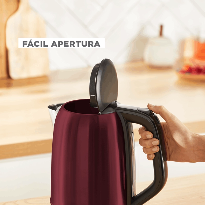 HERVIDOR SUBITO 1,7 L ROJO MOULINEX - 4