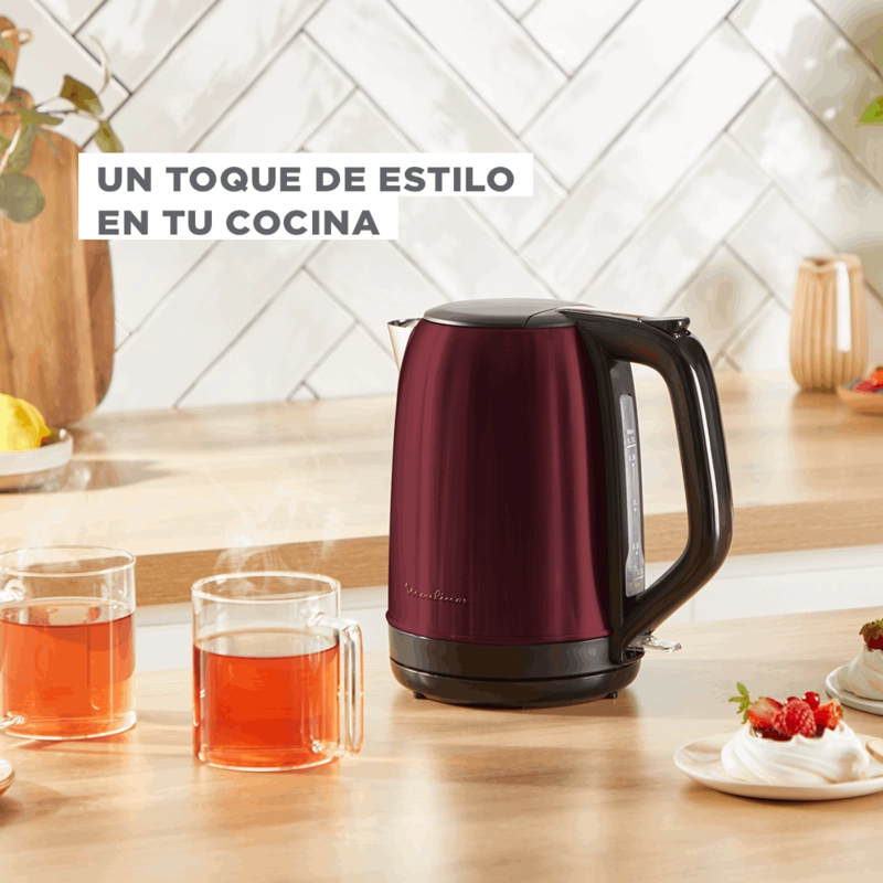 HERVIDOR SUBITO 1,7 L ROJO MOULINEX - 6