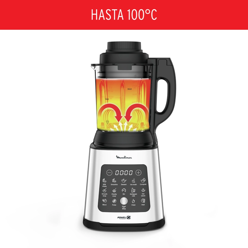 LICUADORA PERFECT MIXCOOK 1400W 2L MOULINEX - 3
