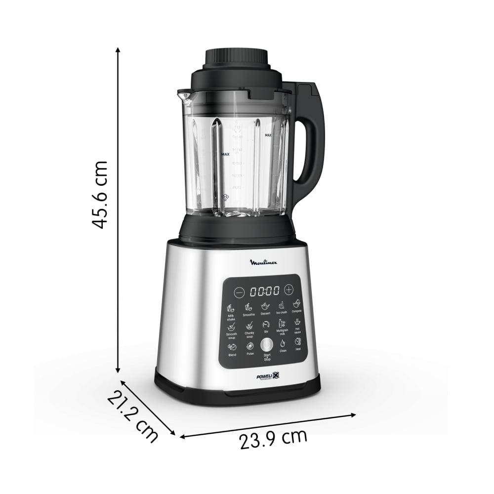 LICUADORA PERFECT MIXCOOK 1400W 2L MOULINEX - 8
