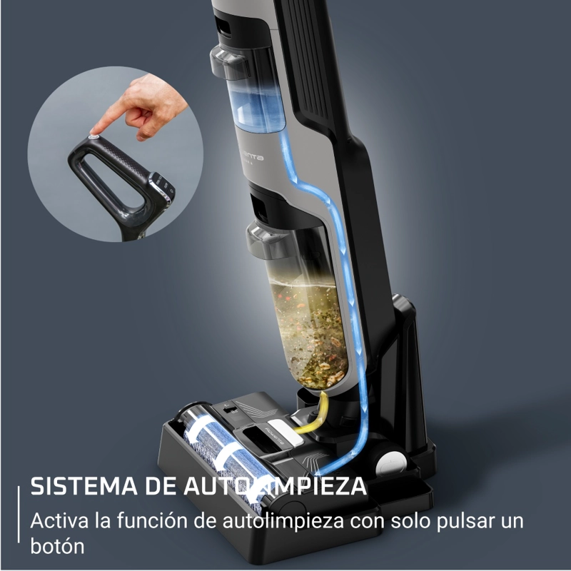 ASPIRADORA TRAPEADORA X - CLEAN 4 DIGITAL ROWENTA - 4