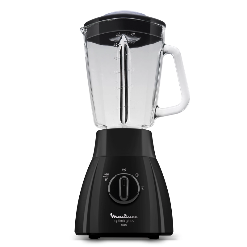 LICUADORA OPTIMIX NEGRA 2V 500W MOULINEX - 1