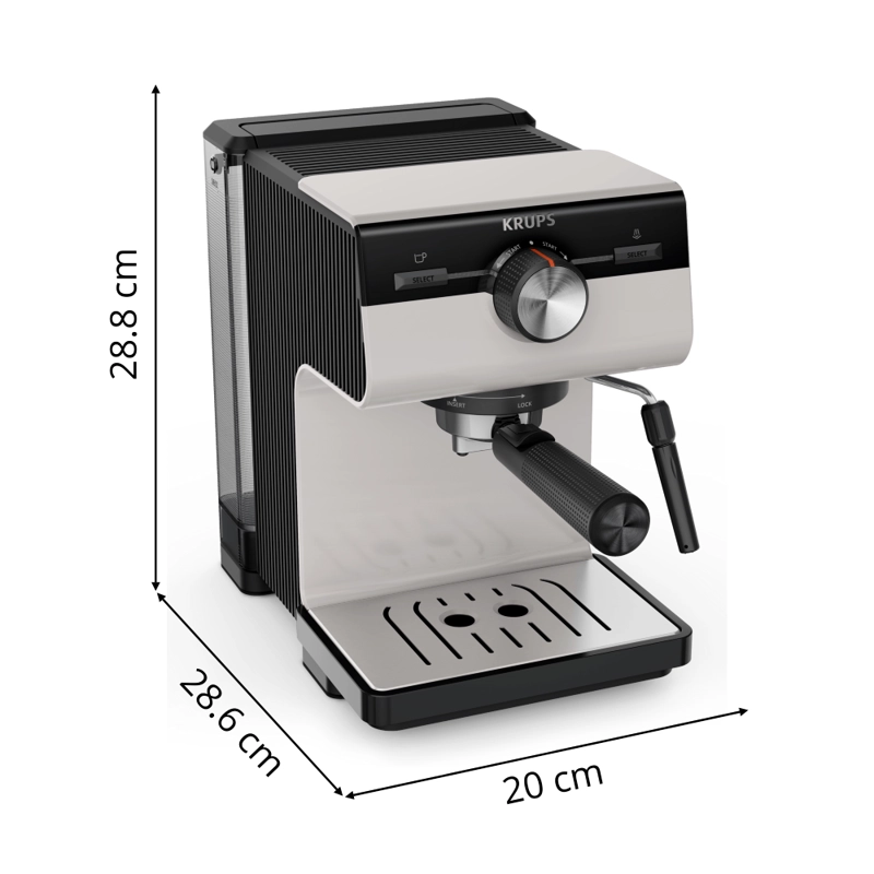 CAFETERA ESPRESSO AUTHENTIC GRIS KRUPS - 7