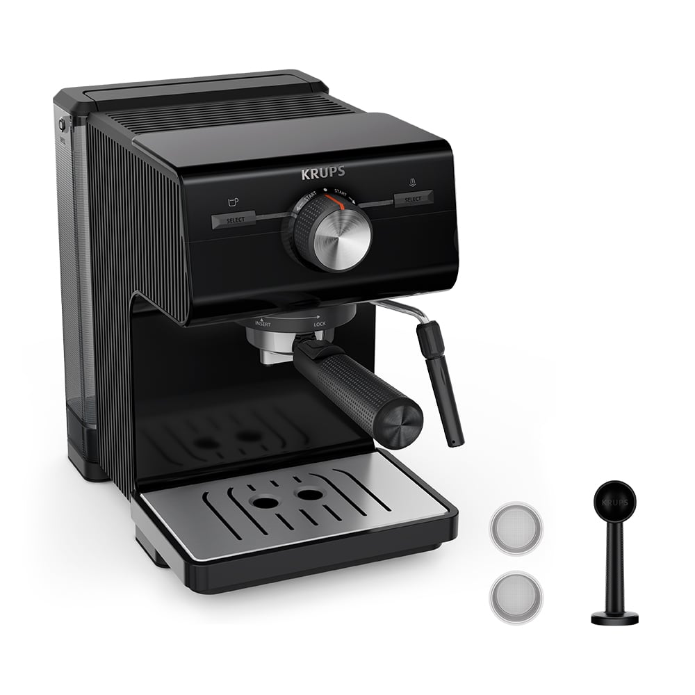 CAFETERA ESPRESSO AUTHENTIC NEGRO KRUPS - 1
