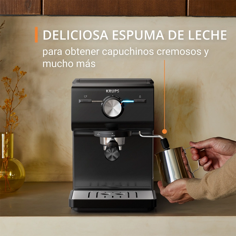 CAFETERA ESPRESSO AUTHENTIC NEGRO KRUPS - 3