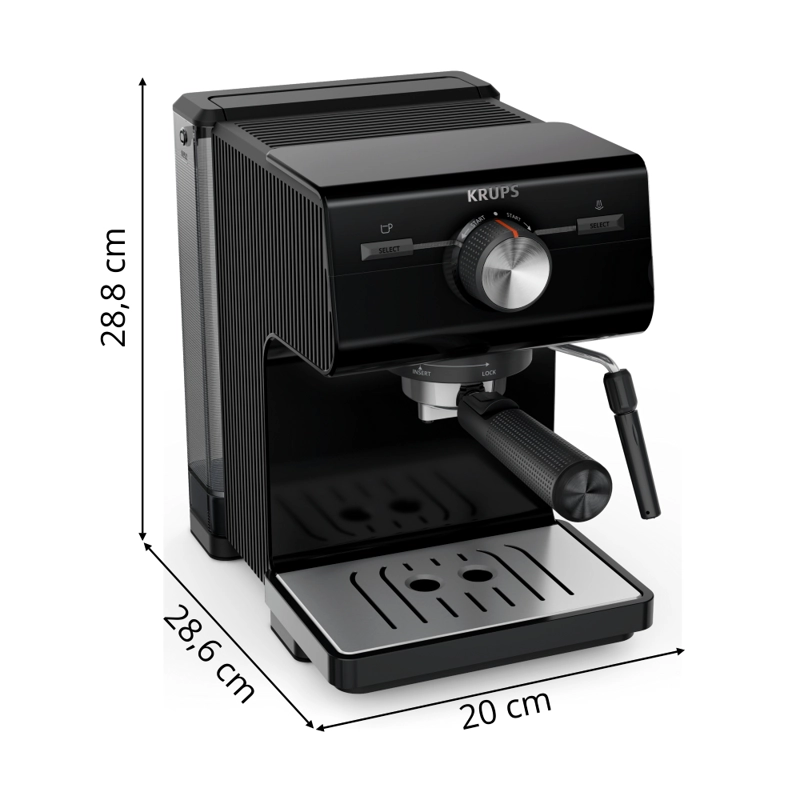 CAFETERA ESPRESSO AUTHENTIC NEGRO KRUPS - 7