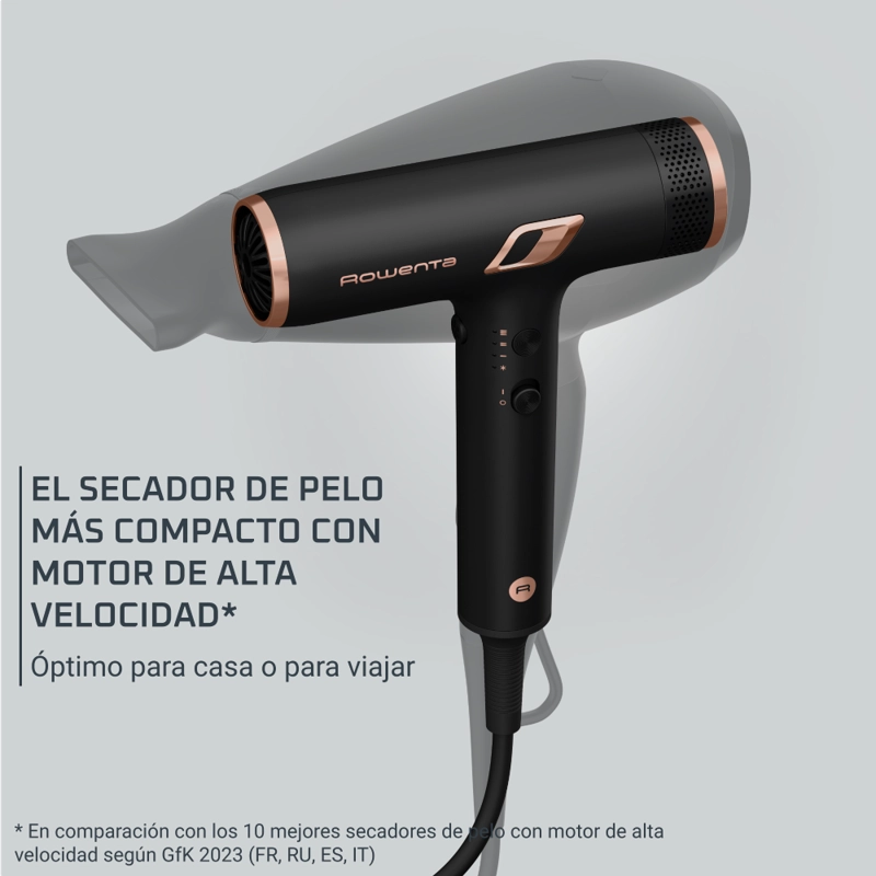 SECADOR DE PELO MAESTRIA NANO NEGRO ROWENTA - 3