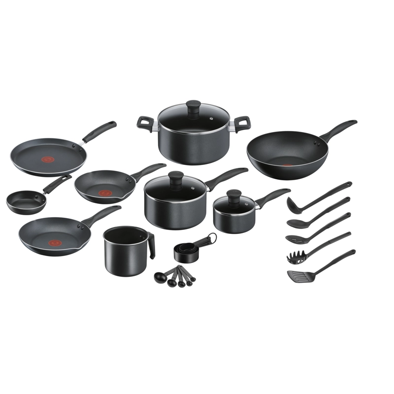 BATERIA DE COCINA ANTIADHERENTE SUPER COOK 26 PIEZAS TEFAL - 1
