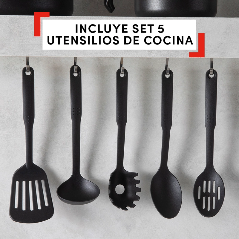 BATERIA DE COCINA ANTIADHERENTE SUPER COOK 26 PIEZAS TEFAL - 3