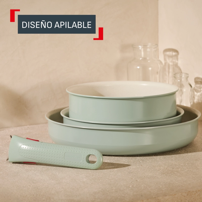 BATERIA DE COCINA INGENIO SERENITY 11 PIEZAS TEFAL - 4