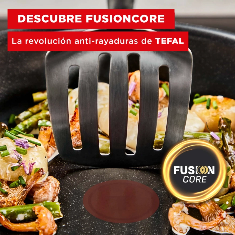 WOK 28 CM EXCELLENCE CERAMICA FUSIONCORE TEFAL - 2