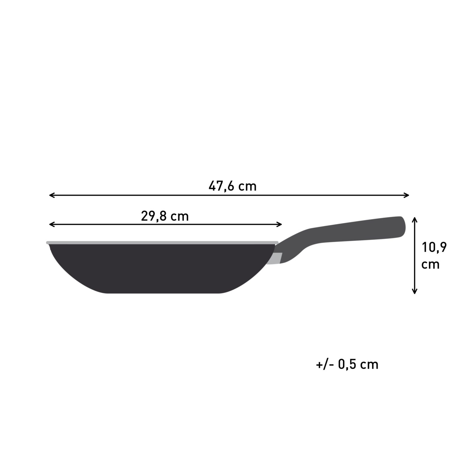 WOK 28 CM EXCELLENCE CERAMICA FUSIONCORE TEFAL - 8