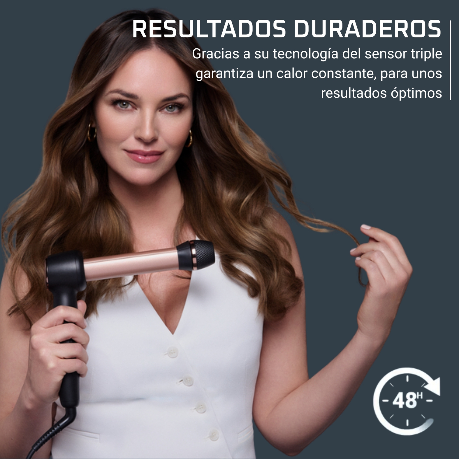 RIZADOR DE PELO FLEX CURL 3 AJUSTES CON TECNOLOGIA SENSOR ROWENTA - 3