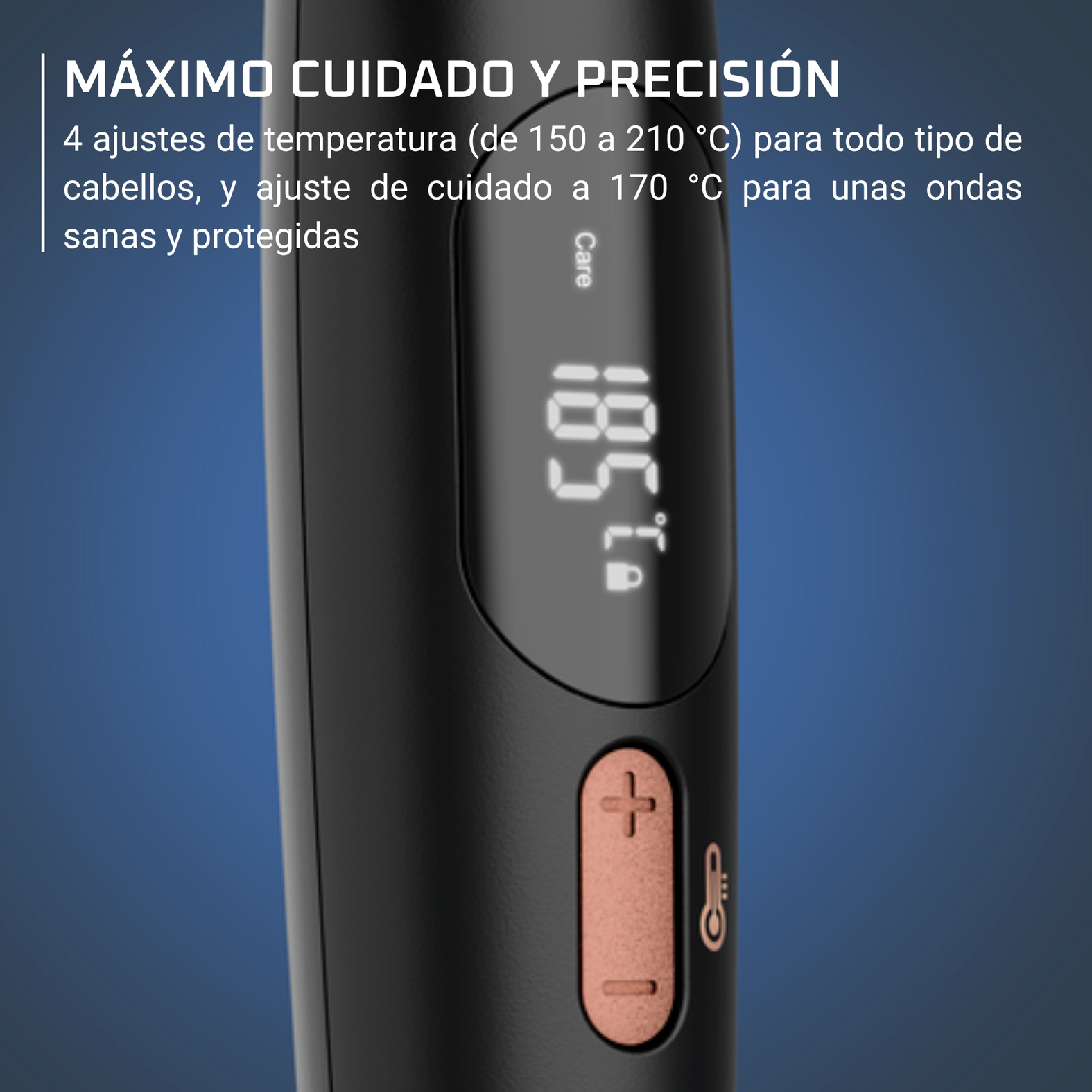 RIZADOR DE PELO FLEX CURL 3 AJUSTES CON TECNOLOGIA SENSOR ROWENTA - 6