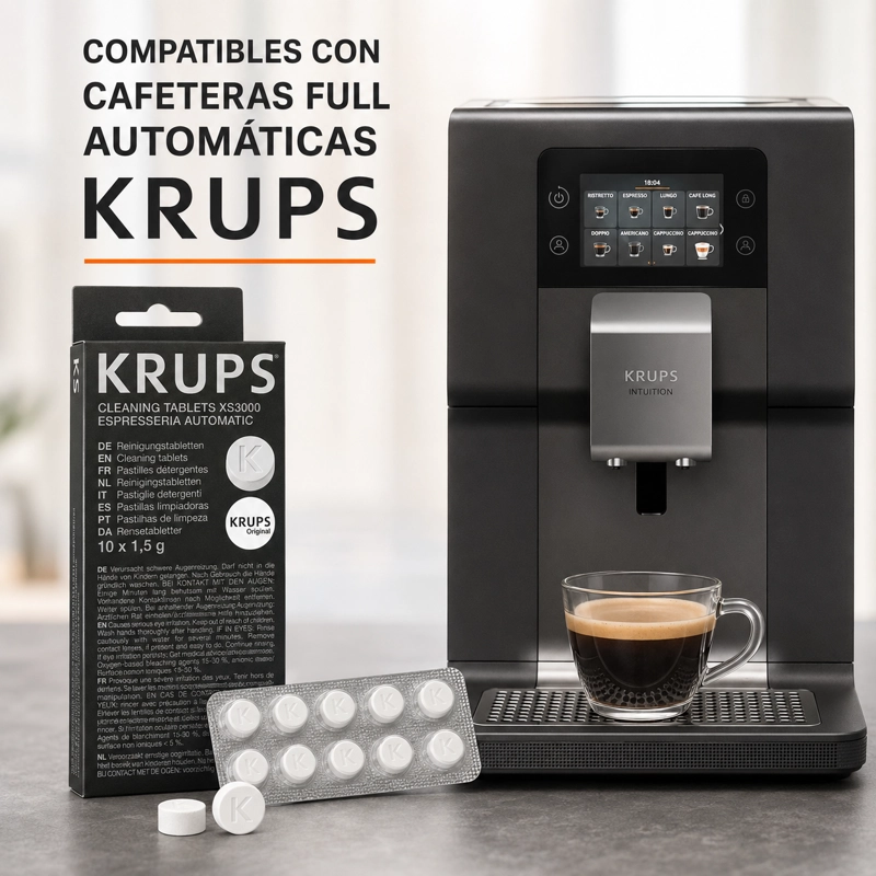 TABLETAS DE LIMPIEZA CAFETERAS KRUPS - 3
