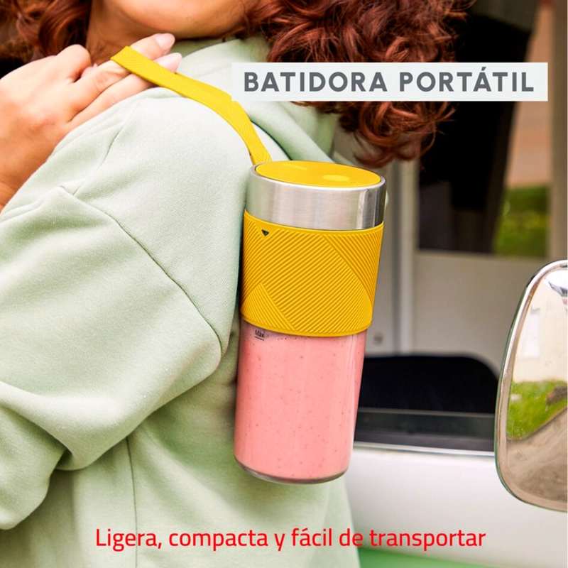 LICUADORA PORTATIL LIGHT MIX AMARILLO 0,3L MOULINEX - 4
