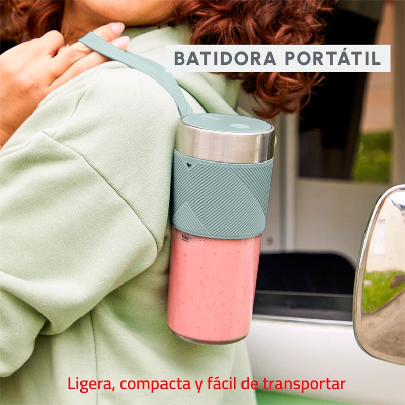 LICUADORA PORTATIL LIGHT MIX AZUL 0,3L MOULINEX - 6
