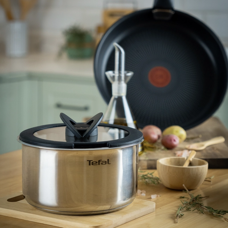 BATERIA DE COCINA ACERO INOXIDABLE INGENIO 6 PIEZAS CON MANGO - 3