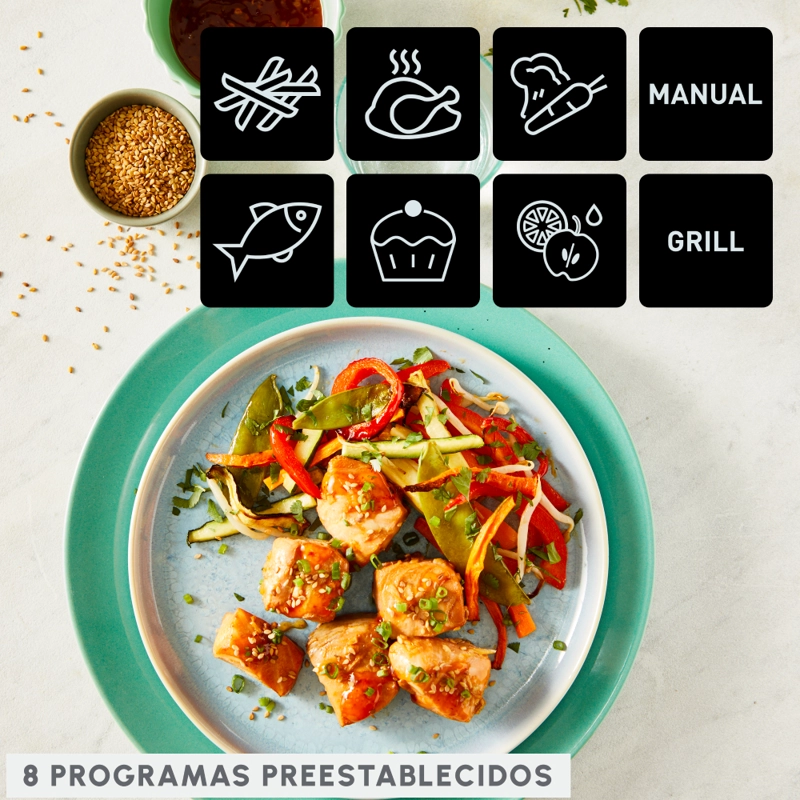 FREIDORA DE AIRE EASY FRY & GRILL DIGITAL DUAL 8,3L - 4