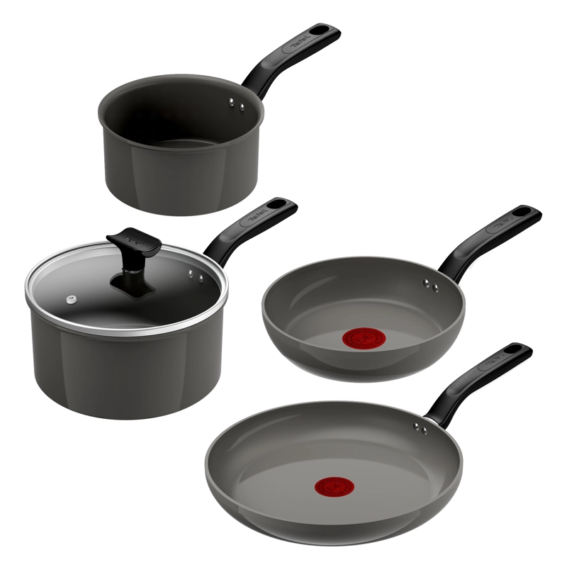 BATERIA DE COCINA CERAMICA CHANGE 5 PCS TEFAL - 1