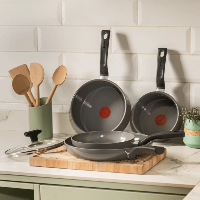 BATERIA DE COCINA CERAMICA CHANGE 5 PCS TEFAL - 2
