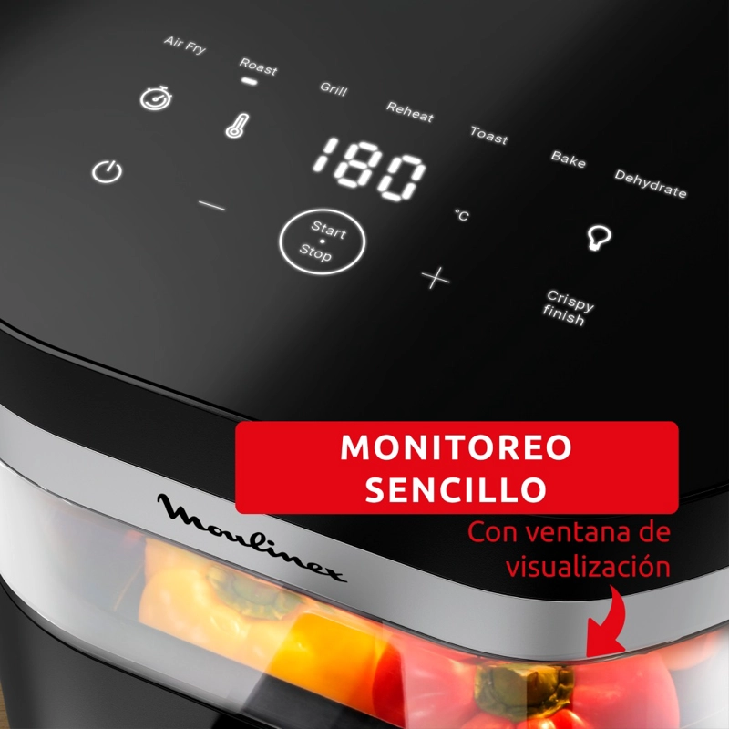 FREIDORA DE AIRE EASY FRY CON TECNOLOGIA INFRARROJA 7L MOULINEX - 3