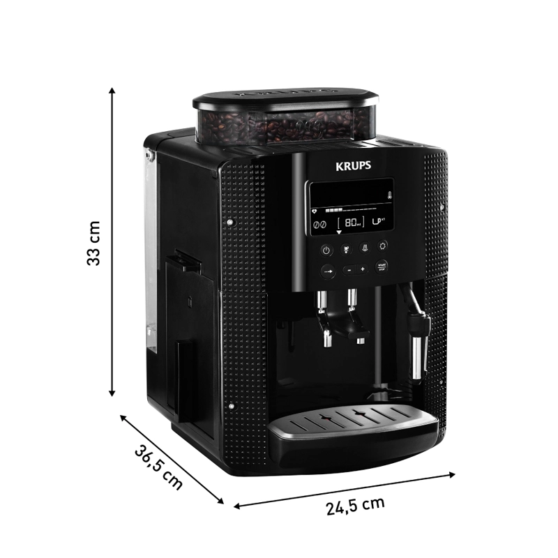 CAFETERA ESPRESSO FULL AUTO DISPLAY KRUPS - 8