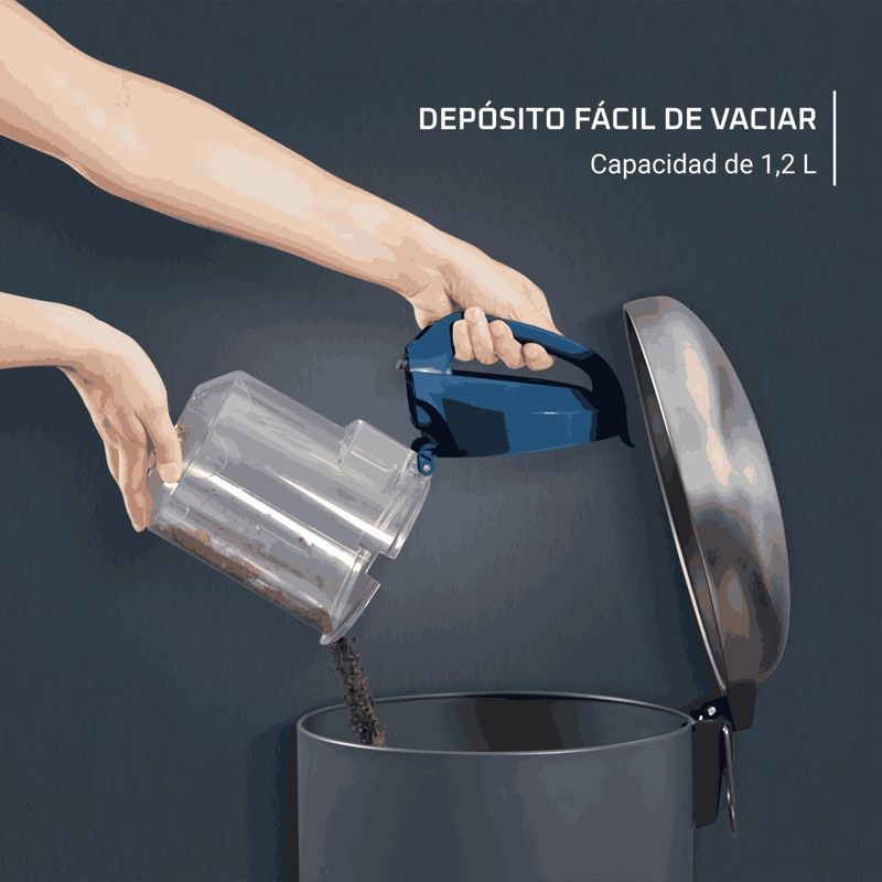ASPIRADORA DE ARRASTRE CICLONICA SWIFT POWER AZUL 1.5L ROWENTA - 4