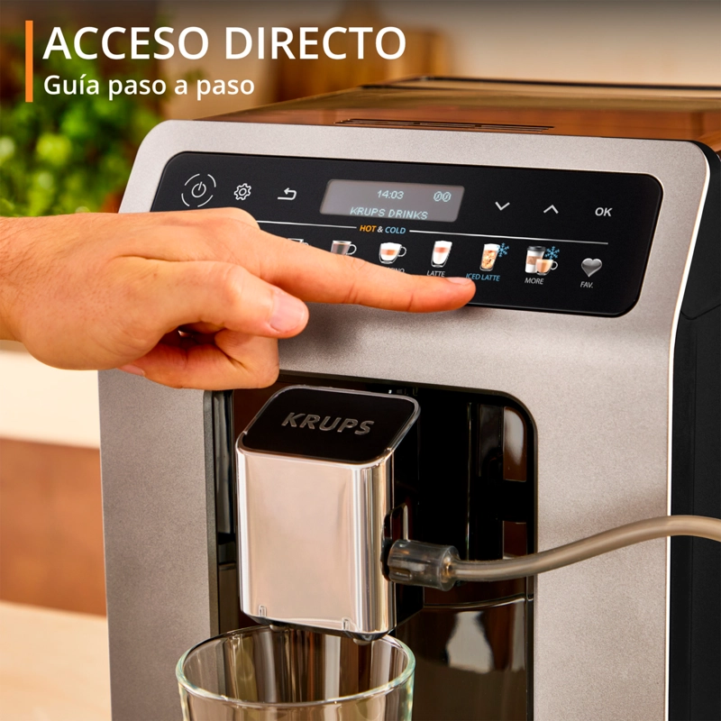 CAFETERA ESPRESSO EVIDENCE HOT & COLD DIGITAL KRUPS - 5