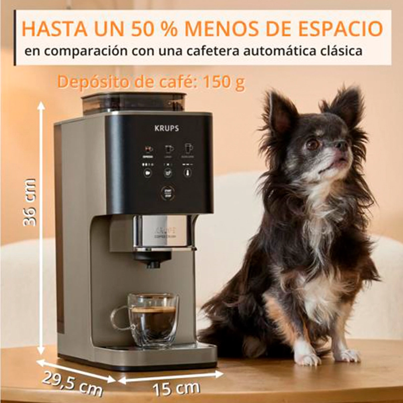 CAFETERA ESPRESSO COFFEE CRUSH CHAI KRUPS - 2